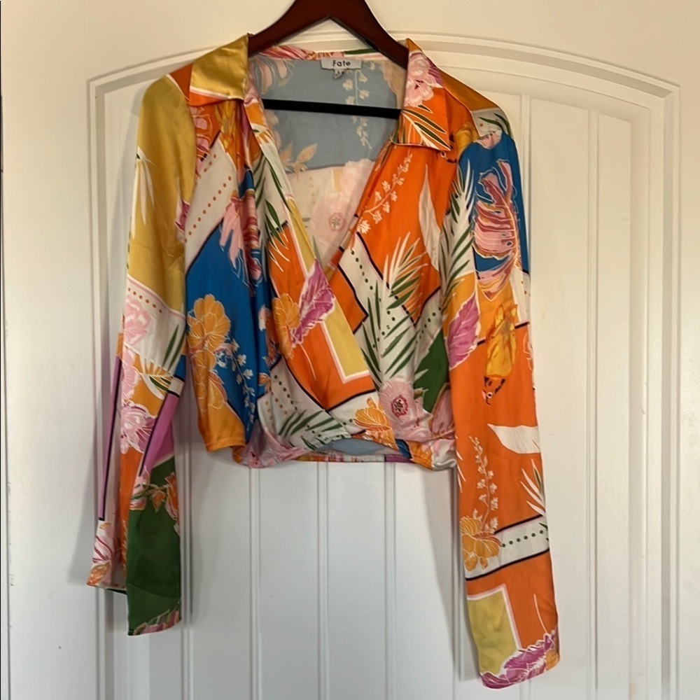 Fate Tropical Print  Blouse
